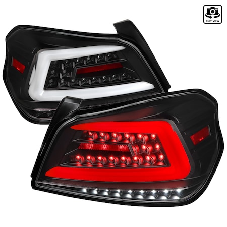 Spec-D Tuning 15-19 Subaru Wrx Sequential LED Tail Lights, LT-WRX15JMLED-SQ-TM LT-WRX15JMLED-SQ-TM